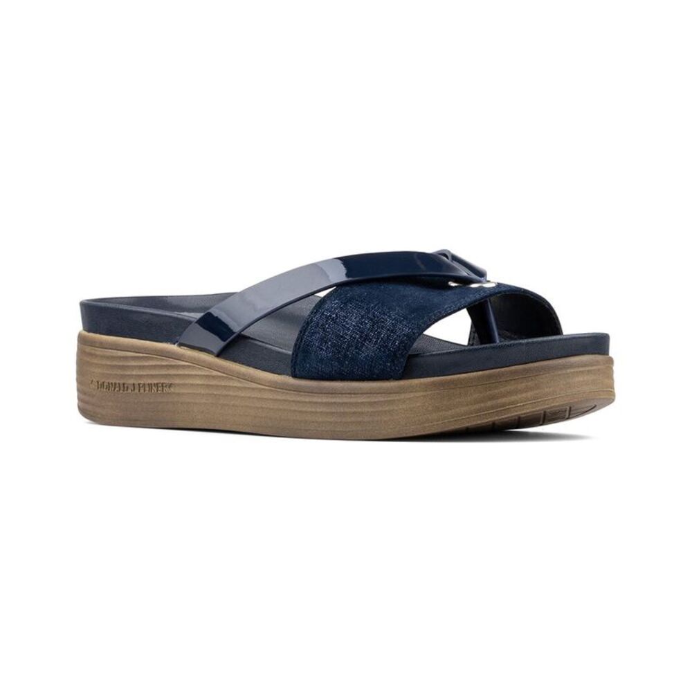 Donald Pliner Farrah Leather Sandal, Blue